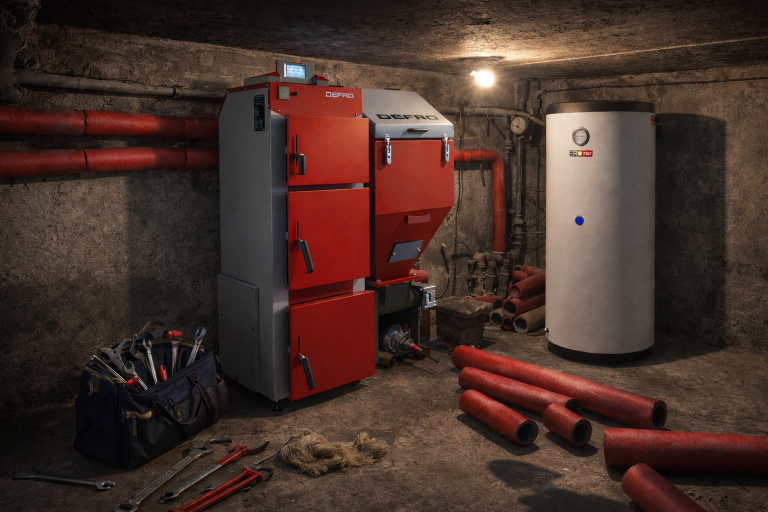 Montaż kotła na groszek w powiecie raciborskim – gmina Nędza i sołectwa