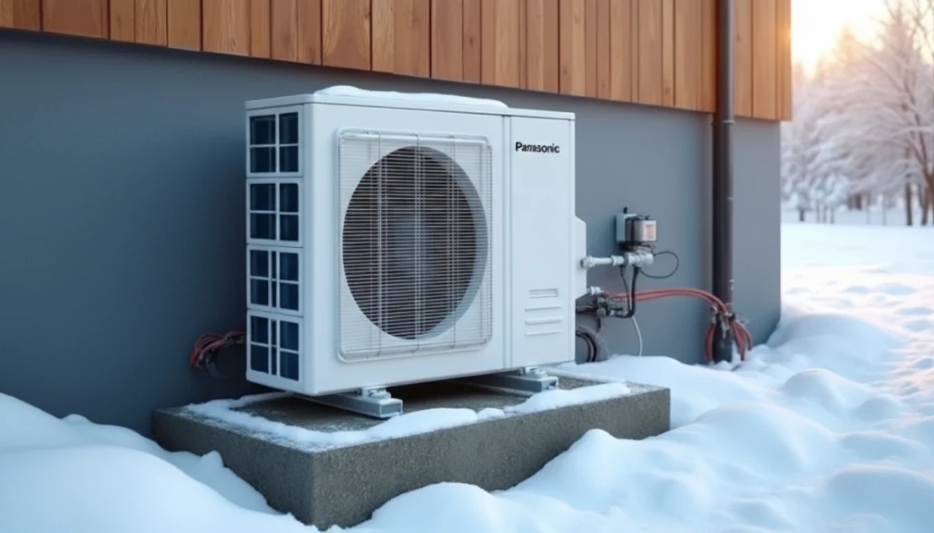 Pompa ciepła Panasonic-t cap 9kw montaż Lyski okolice.