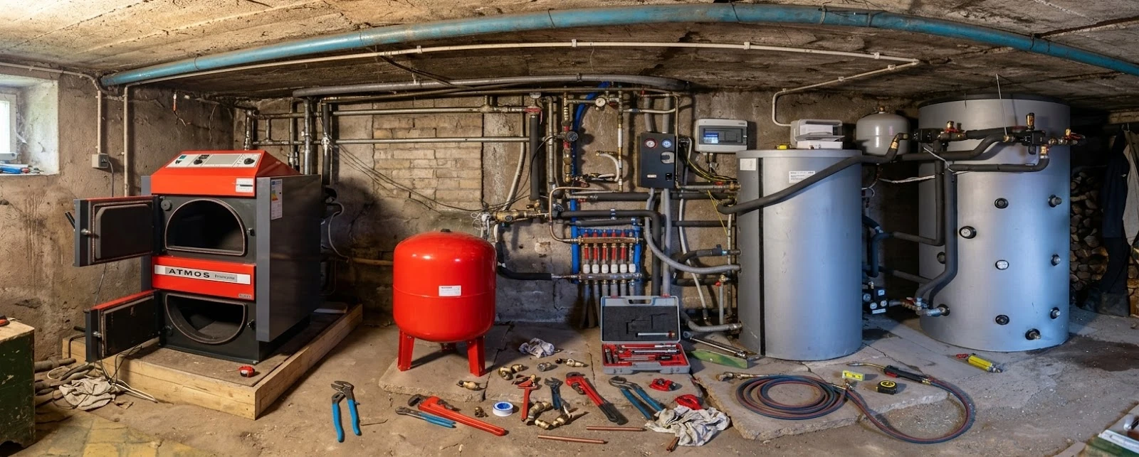 Montaż kotła na drewno z dotacją w powiecie Głubczyckim